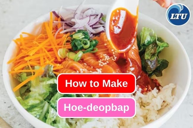 Creating Spicy Korean Dish: Hoe-deopbap